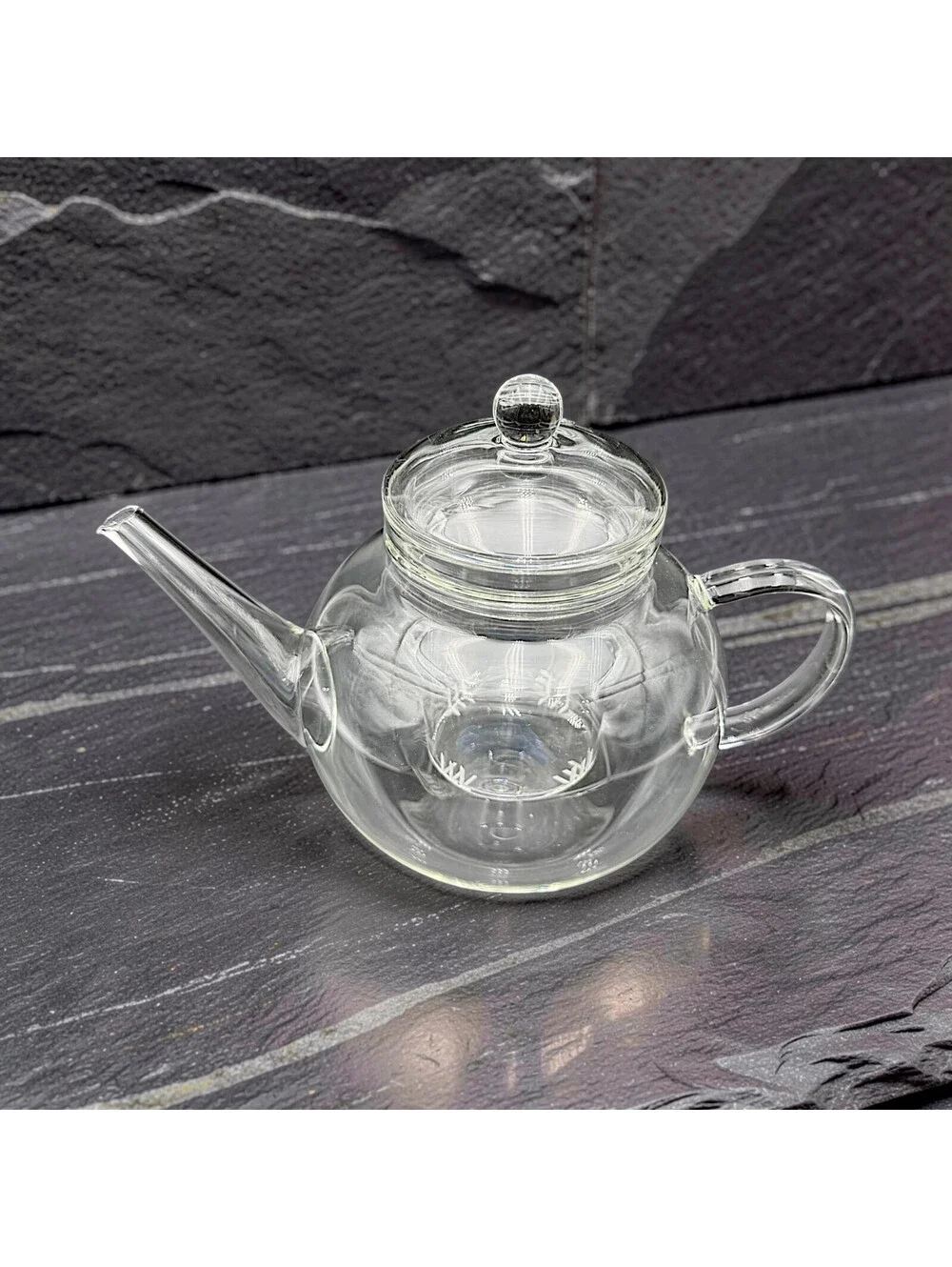 Teabloom Celebration 40 oz Glass Teapot With Infuser & Original Box